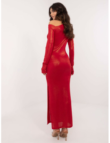 Robe de soirée longue rouge...