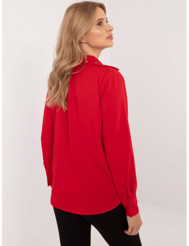 Chemise élégante rouge