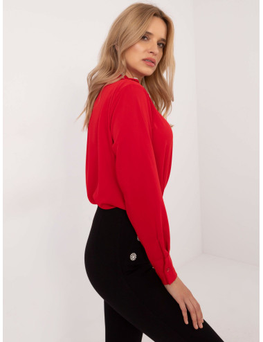 Chemise élégante rouge