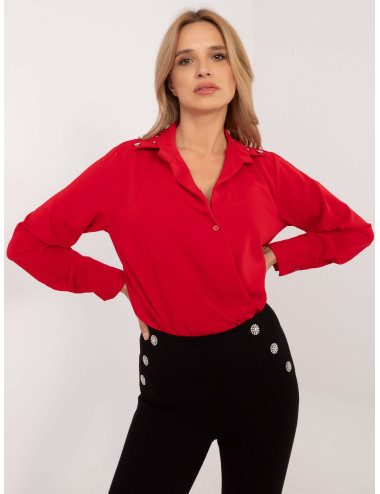 Chemise élégante rouge