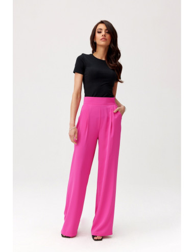 Alaya - long trousers with high waist and pockets AMA 