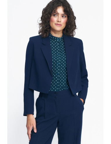 Veste courte bleu marine 