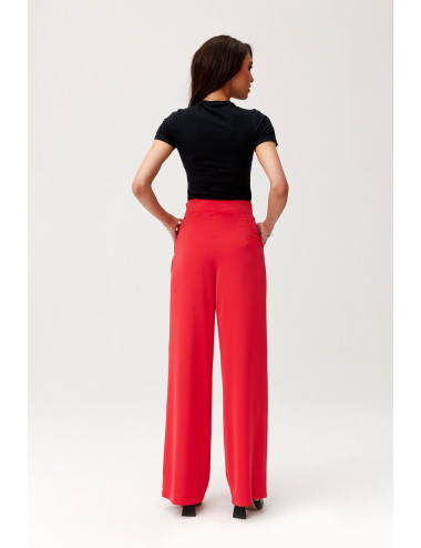 Alaya - long trousers with high waist and pockets CZE 