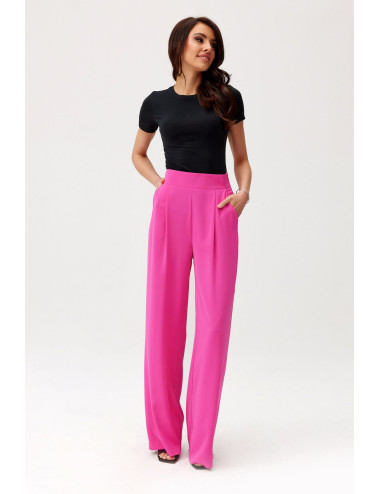 Alaya - long trousers with high waist and pockets AMA 