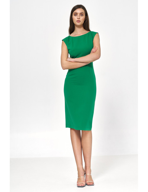 Robe crayon verte 