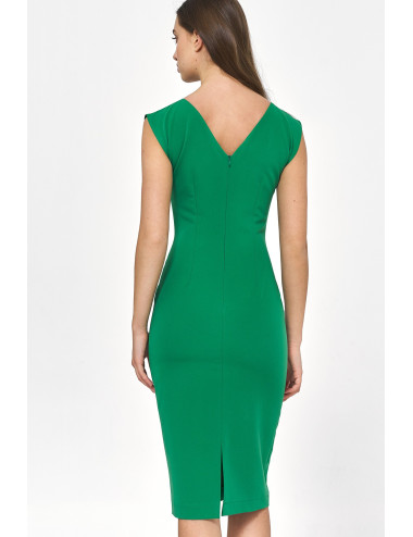 Robe crayon verte 