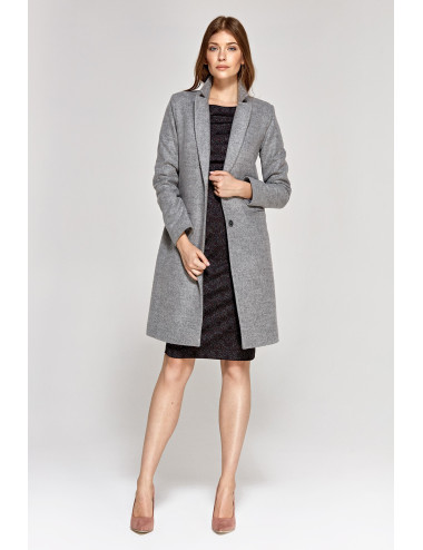 Manteau gris classique 