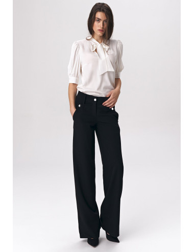 Pantalon palazzo noir 