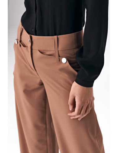 Pantalon palazzo caramel 