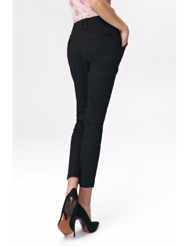 Pantalon femme noir fuselé 