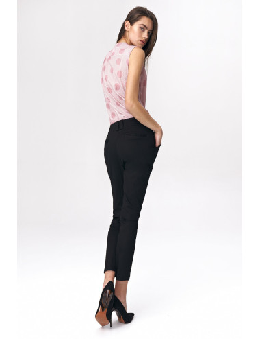 Pantalon femme noir fuselé 