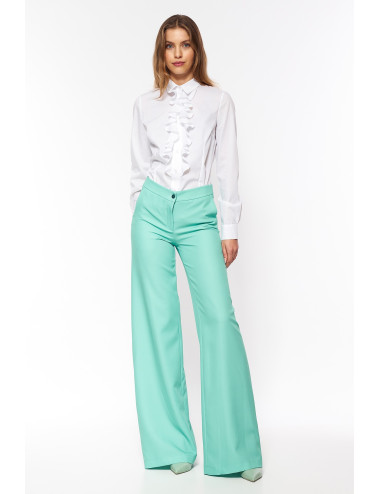 Pantalon palazzo egg marine 