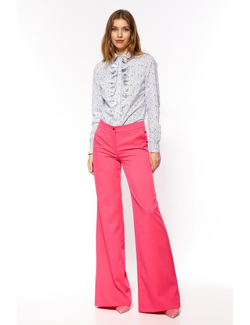 Pantalon palazzo rose 