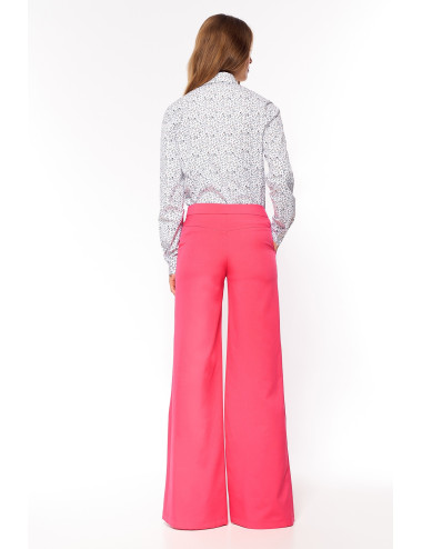 Pantalon palazzo rose 