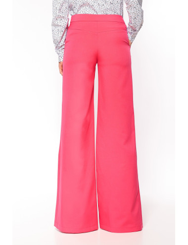 Pantalon palazzo rose 