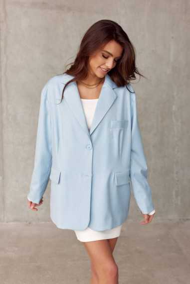 Women's oversize single-color blazer NIE  