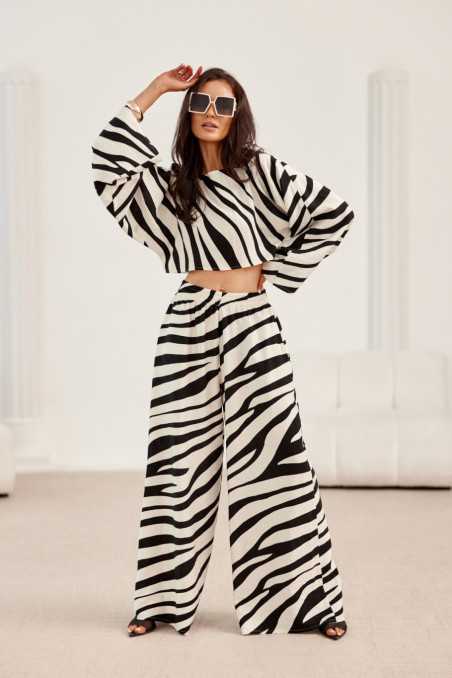 Livia - pantalon large en lin  