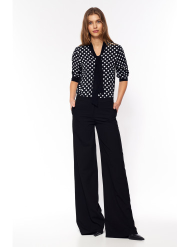 Pantalon palazzo noir 