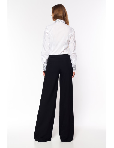 Pantalon palazzo noir 