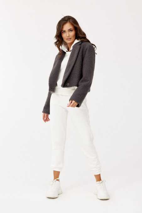 Renate - short double-breasted fur-lined jacket SZA  
