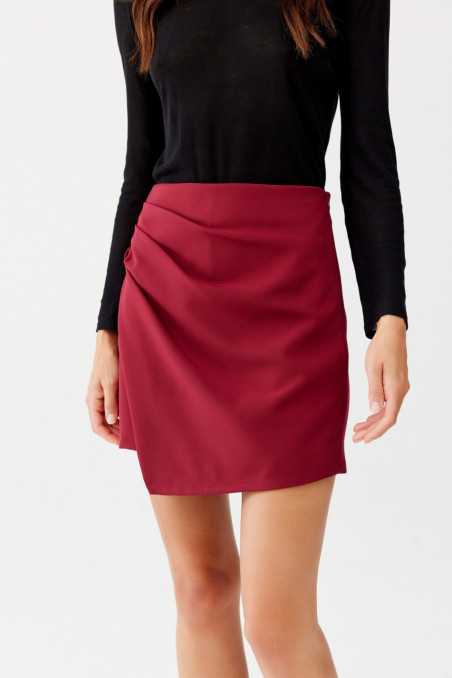 Selene - skirt-shorts with asymmetrical overlap BOR  