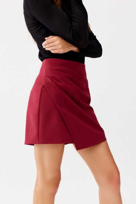 Selene - skirt-shorts with asymmetrical overlap BOR  