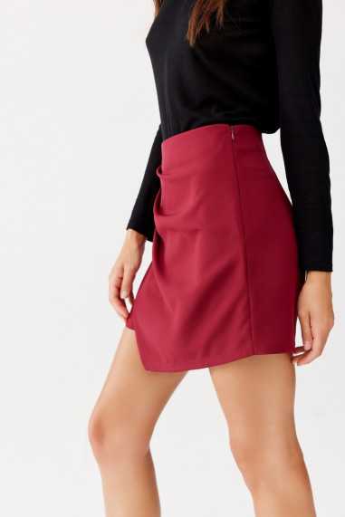Selene - skirt-shorts with asymmetrical overlap BOR  