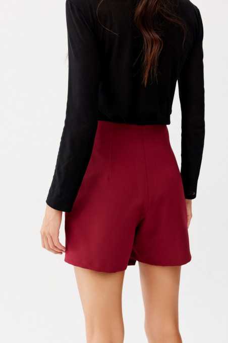 Selene - skirt-shorts with asymmetrical overlap BOR  