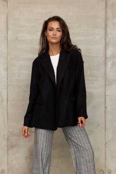 Women's oversize jacket with a wool blend CZA  