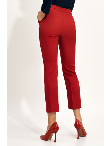 Pantalon chino rouge 