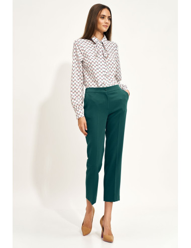 Pantalon chino vert 