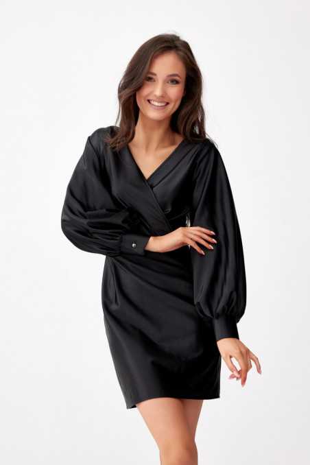 Alice - satin mini dress with long sleeves CZA  