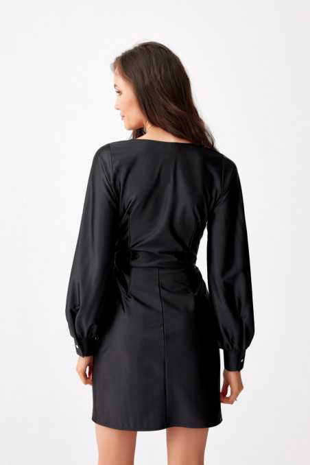 Alice - satin mini dress with long sleeves CZA  