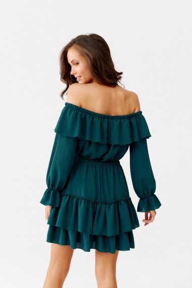 Almeria - off-the-shoulder dress with long sleeves BUT  