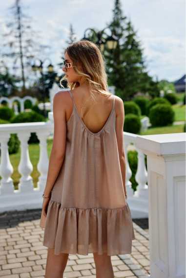 Seville - Strapless oversize dress BEZ  