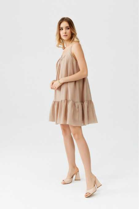 Seville - Strapless oversize dress BEZ  