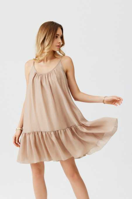 Seville - Strapless oversize dress BEZ  