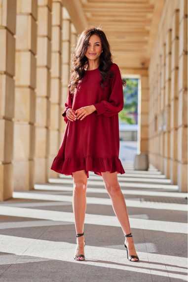 Sintra - mini dress with adjustable waist belt BOR  