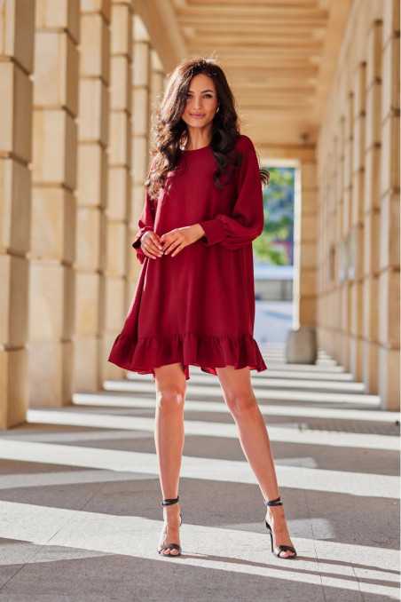 Sintra - mini dress with adjustable waist belt BOR  