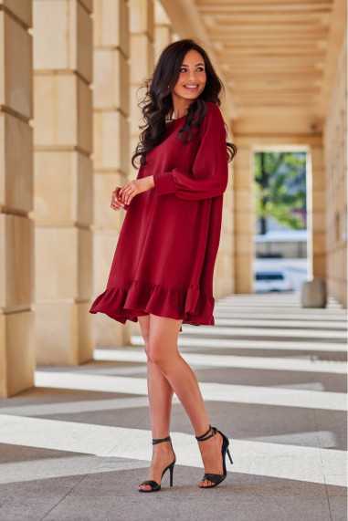 Sintra - mini dress with adjustable waist belt BOR  