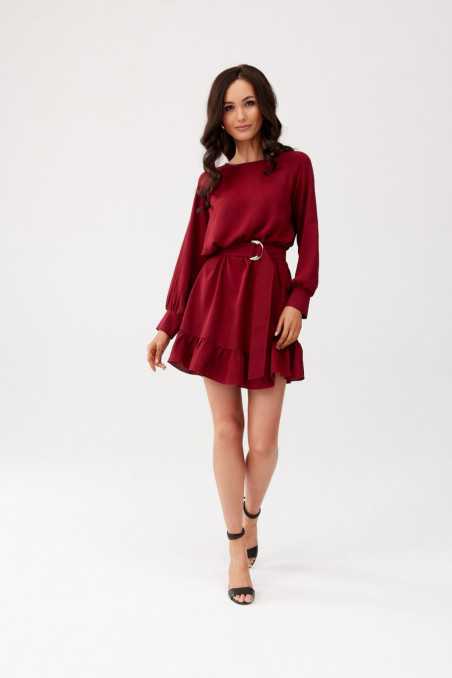 Sintra - mini dress with adjustable waist belt BOR  