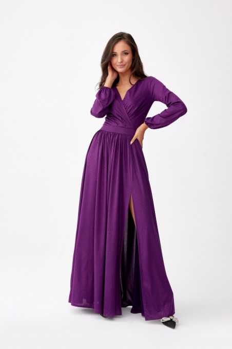 Tiffany - glitter maxi dress with long sleeves BIS  