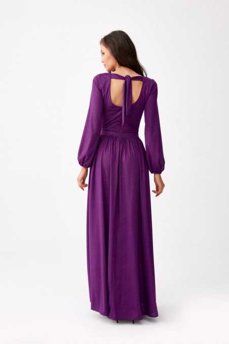 Tiffany - glitter maxi dress with long sleeves BIS  
