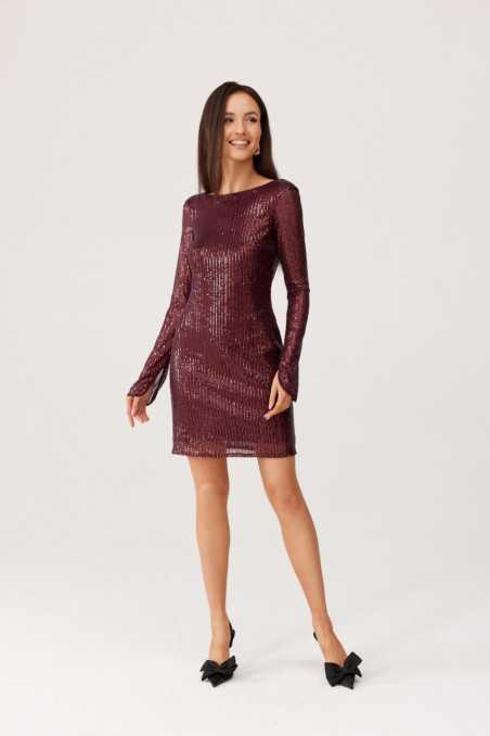 Twinkle - sequinned straight cut dress BOR  