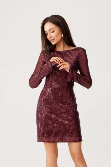 Twinkle - sequinned straight cut dress BOR  