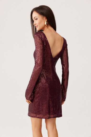 Twinkle - sequinned straight cut dress BOR  