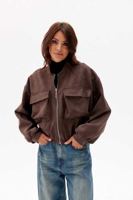 Erice - bomber jacket with flap pockets BRA  