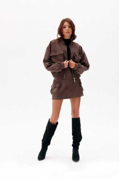 Erice - bomber jacket with flap pockets BRA  