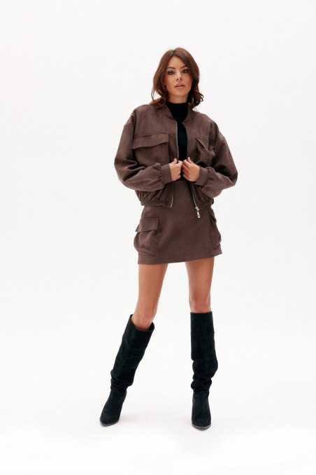 Erice - bomber jacket with flap pockets BRA  
