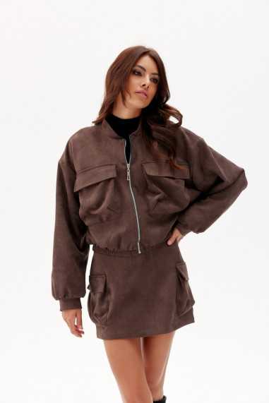 Erice - bomber jacket with flap pockets BRA  